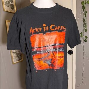 Black Alice in Chains Graphic T-Shirt